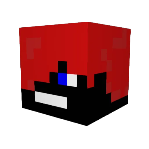 Ashey_Taco Minecraft avatar head, 3D render
