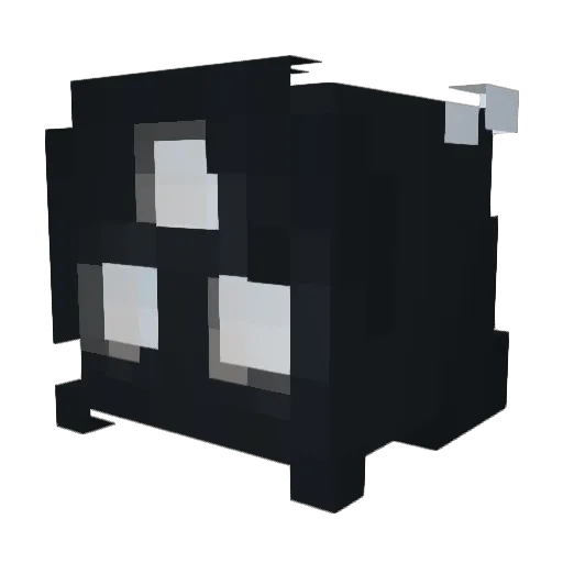 Ashicho Minecraft avatar head, 3D render