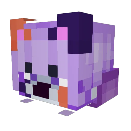 AshingtonReal Minecraft avatar head, 3D render