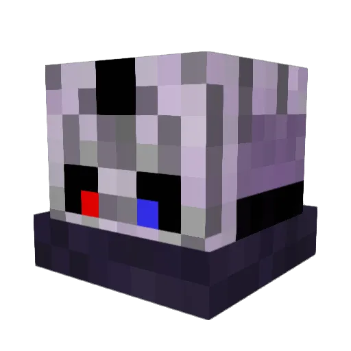 Ashkarok Minecraft avatar head, 3D render