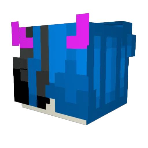 Ashketchup9002 Minecraft avatar head, 3D render