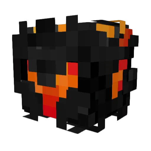 AshlanePD Minecraft avatar head, 3D render