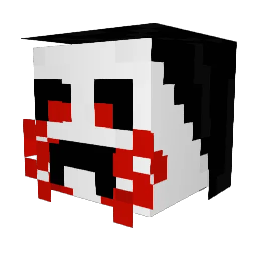 Ashley1993 Minecraft avatar head, 3D render