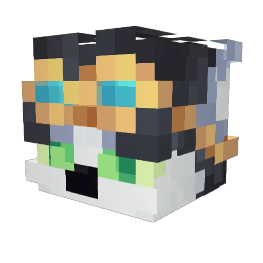 AshleyBrimstone Minecraft avatar head, 3D render