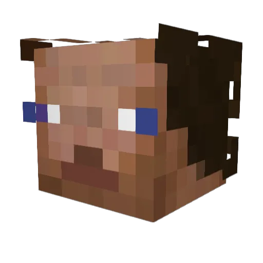 AshleyHindman6 Minecraft avatar head, 3D render