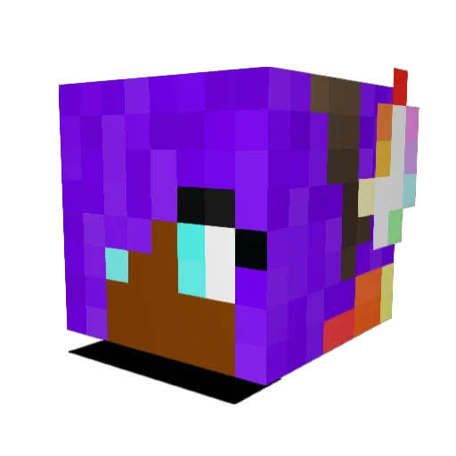 AshleyMoore Minecraft avatar head, 3D render