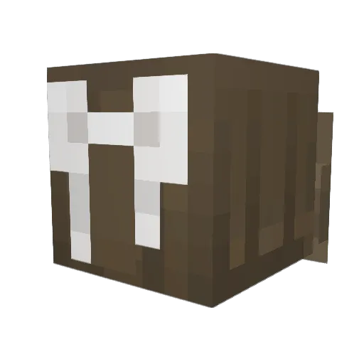 AshleyMustang Minecraft avatar head, 3D render