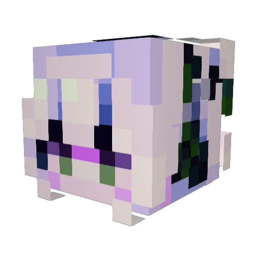 AshleyYuki Minecraft avatar head, 3D render