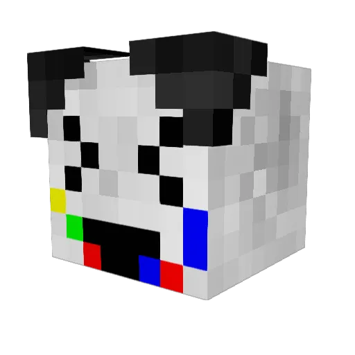 Ashley_Frost Minecraft avatar head, 3D render