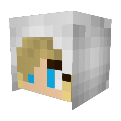 Ashley_Runnfeldt Minecraft avatar head, 3D render