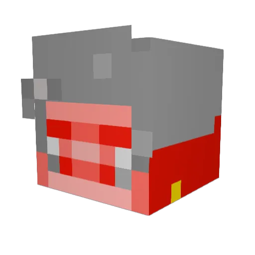 Ashleymyster Minecraft avatar head, 3D render
