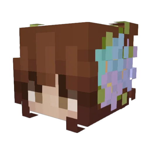 Ashlie95962933 Minecraft avatar head, 3D render