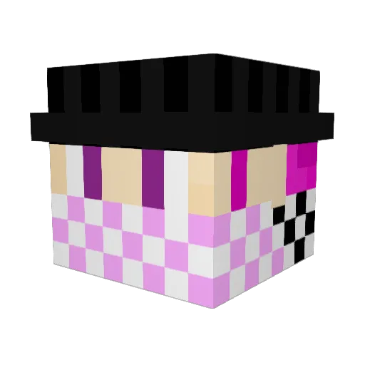 Ashlynn_84 Minecraft avatar head, 3D render