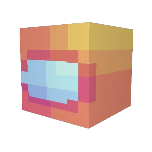 Ashlynnnnnnn Minecraft avatar head, 3D render