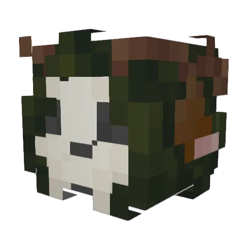 Ashmor30 Minecraft avatar head, 3D render