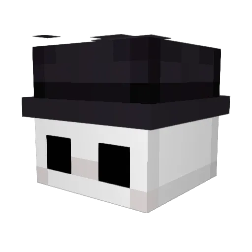 Ashtarote Minecraft avatar head, 3D render