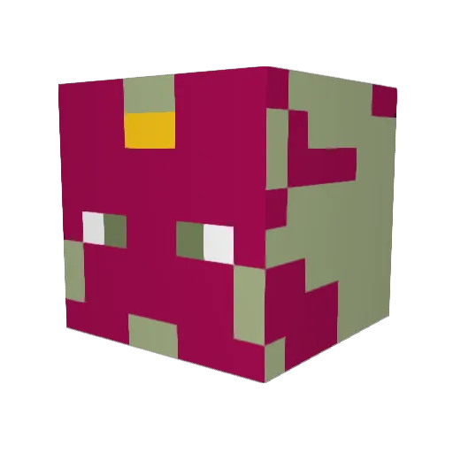 Ashton012 Minecraft avatar head, 3D render
