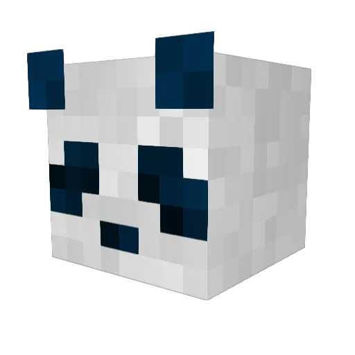 Ashton418 Minecraft avatar head, 3D render