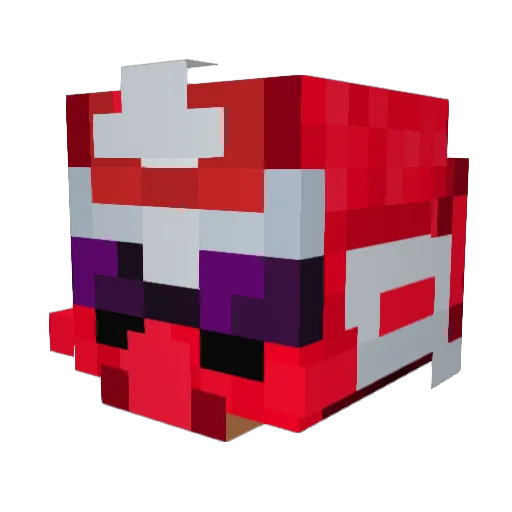 AshtonCartoons Minecraft avatar head, 3D render