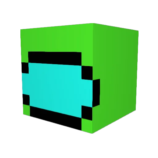 AshtonClive Minecraft avatar head, 3D render