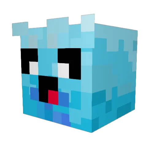 AshtonLootz Minecraft avatar head, 3D render