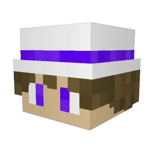 Ashton_S Minecraft avatar head, 3D render