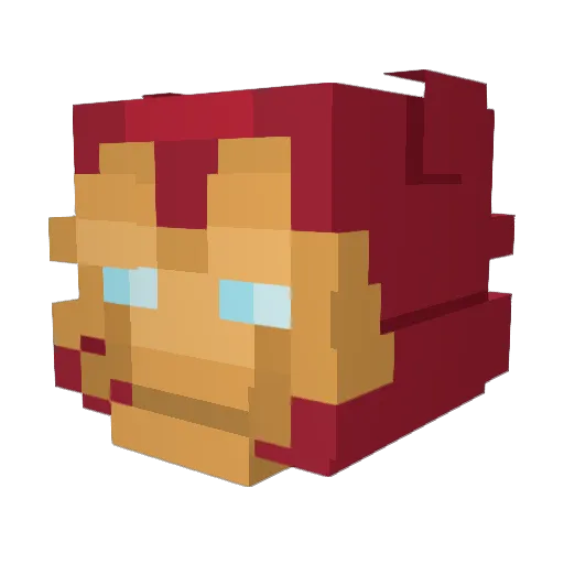 Ashtoncool123 Minecraft avatar head, 3D render