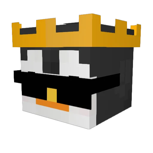 AshuKingJava Minecraft avatar head, 3D render