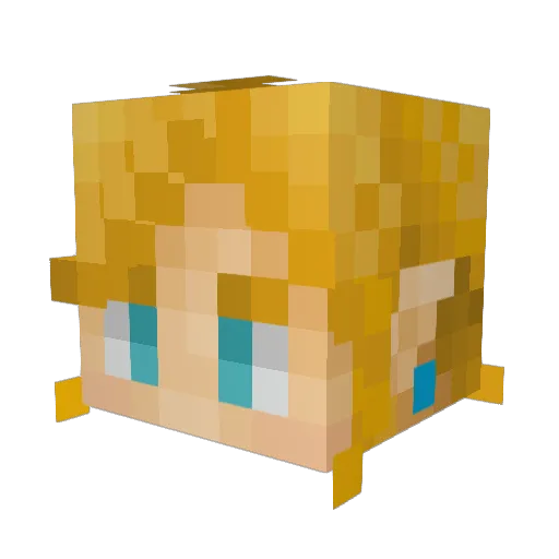 Ashwin_06 Minecraft avatar head, 3D render