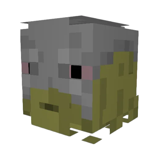 AshyHam Minecraft avatar head, 3D render