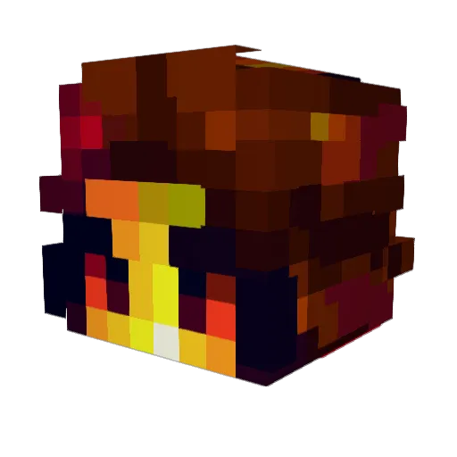 AshyTheOverlord Minecraft avatar head, 3D render