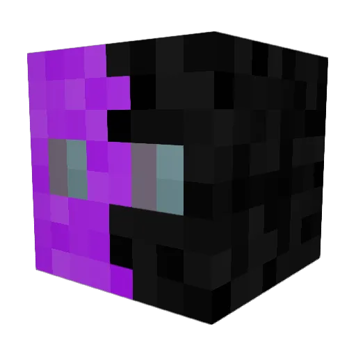 Ashy_crow Minecraft avatar head, 3D render