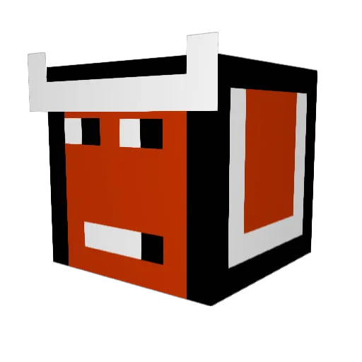 Asian3669 Minecraft avatar head, 3D render