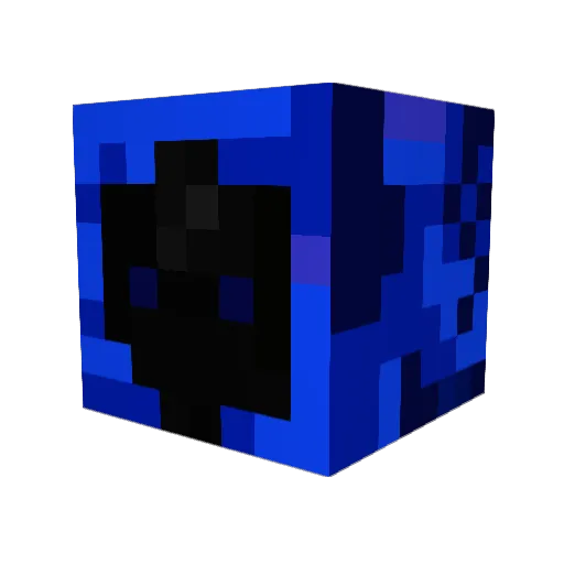 Asian99999 Minecraft avatar head, 3D render
