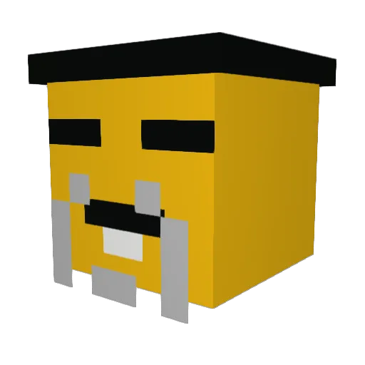 AsianBeefNoodles Minecraft avatar head, 3D render