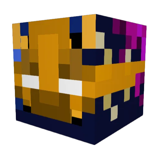 AsianDwarf Minecraft avatar head, 3D render