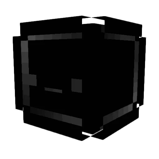 AsianGank Minecraft avatar head, 3D render