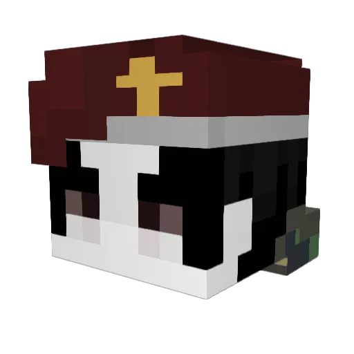 AsianKannadiga Minecraft avatar head, 3D render