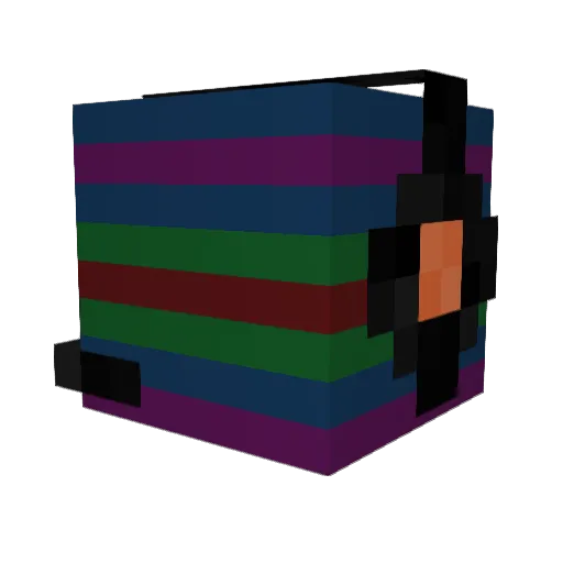 Asian_chickenXD Minecraft avatar head, 3D render