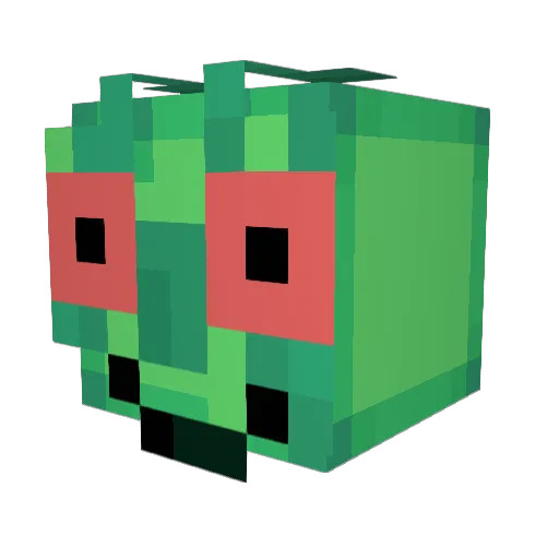 Asianrawg Minecraft avatar head, 3D render