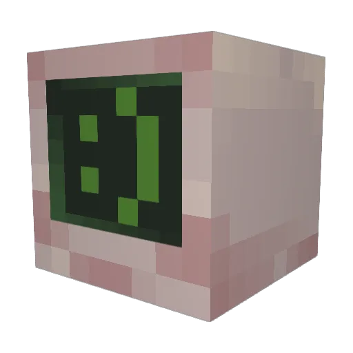 AsimpleFia Minecraft avatar head, 3D render