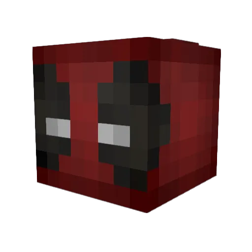 Asior345 Minecraft avatar head, 3D render