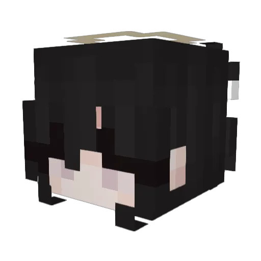 Asius88 Minecraft avatar head, 3D render