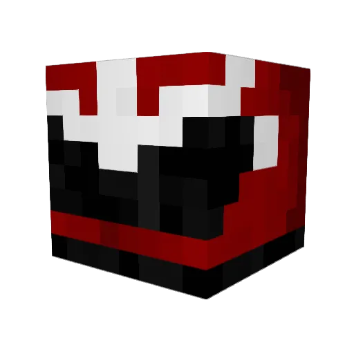 Asjova Minecraft avatar head, 3D render