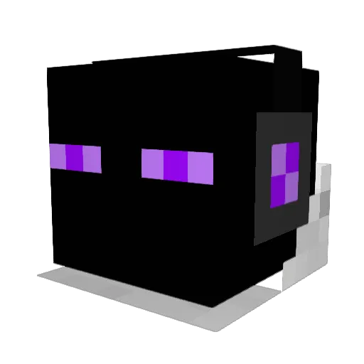 AskWhy Minecraft avatar head, 3D render