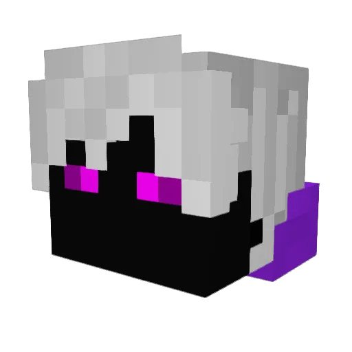 Askanor Minecraft avatar head, 3D render