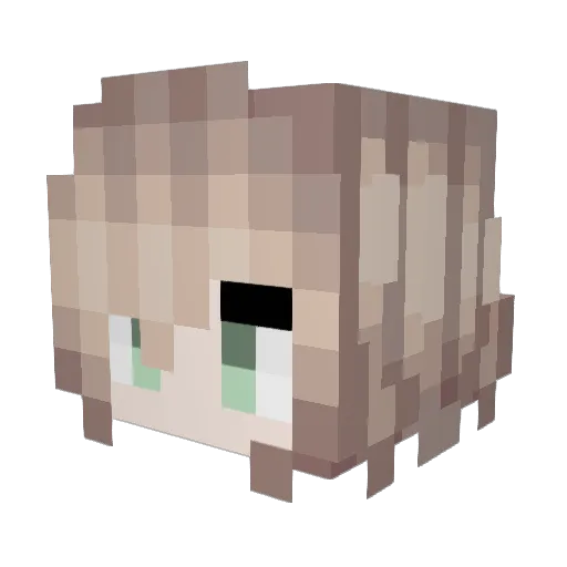 Askays Minecraft avatar head, 3D render