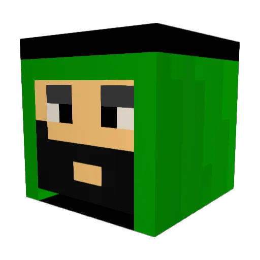 Askelad16 Minecraft avatar head, 3D render