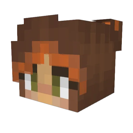 Askewlemon Minecraft avatar head, 3D render