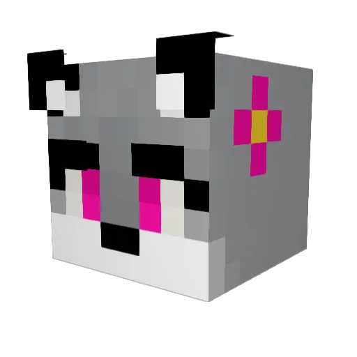 Aslak01 Minecraft avatar head, 3D render